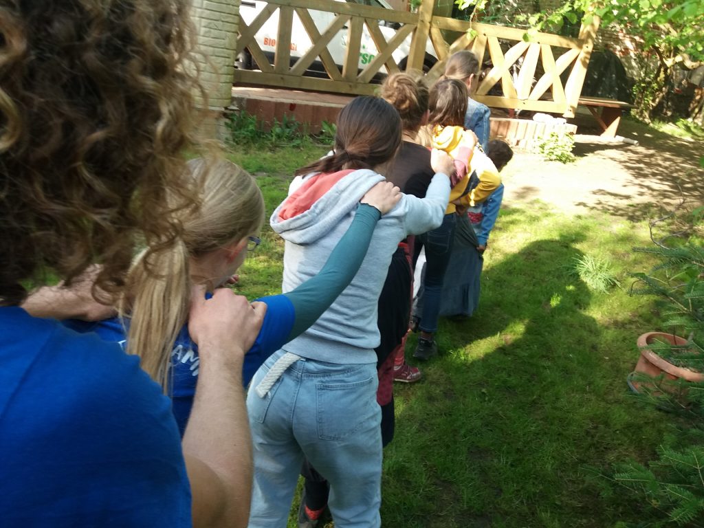 Teamspiel, Vertrauen, Wahrnehmung, Mathecamp